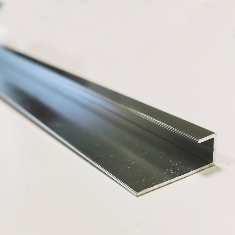 Aluminium End Cap 8mm - Bathroom Cladding Store