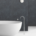 Aquamax Charcoal Stone Satin Shower Wall Panels - Image 3