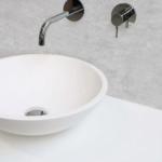 Aquamax Light Grey Concrete Satin Shower Wall Panels - Image 2