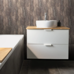 Aquamax Light Copper Retro Metallic Matt Shower Wall Panels - Image 2